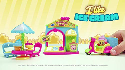 MOJIPOPS- Playset I Like Ice Cream Serie 1 Figuras coleccionables, Color surtido (Magic Box PMPSB216IN20)