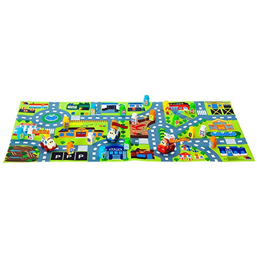 Molto Blocks Set + 3 Coches + Tapiz Grande