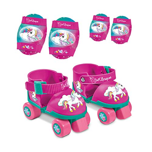Mondo-28511 Unicorn Bolsa Patines+protección Unicornios T/22-29, Color Rosa (28511)