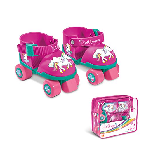Mondo-28511 Unicorn Bolsa Patines+protección Unicornios T/22-29, Color Rosa (28511)