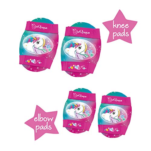 Mondo-28511 Unicorn Bolsa Patines+protección Unicornios T/22-29, Color Rosa (28511)