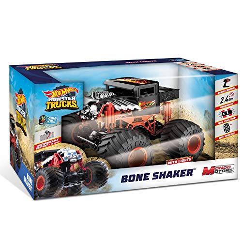 Mondo Radio Control Hot Wheels Monster Truck, Color Rojo/Negro (63648)