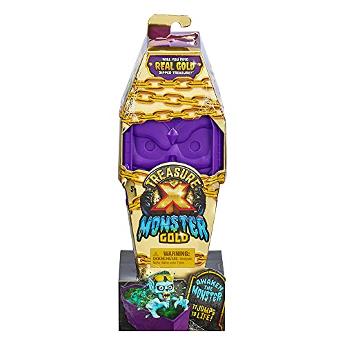 MOOSE TOYS LTD- Paquete de Monstruos Dorados Tresor X, Multicolor (41630)