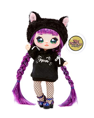 Na Na Na Surprise 3 en 1 Mochila Dormitorio Black Kitty con Muñeca Tuesday Meow de Edición Limitada