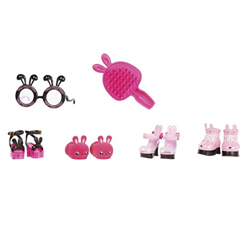 Na Na Na Ultimate Surprise, Incluye Muñeca de Moda con Pelo Cepillable, Ropa y Accesorios de Diseñador, Black Bunny