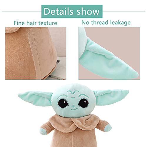 Nesloonp Star Wars Baby Peluche de Star Wars de Star Wars Baby Plushie Star Wars The Child-Mandalorian para Niños Colección De Navidad Regalo 28 Centimetros