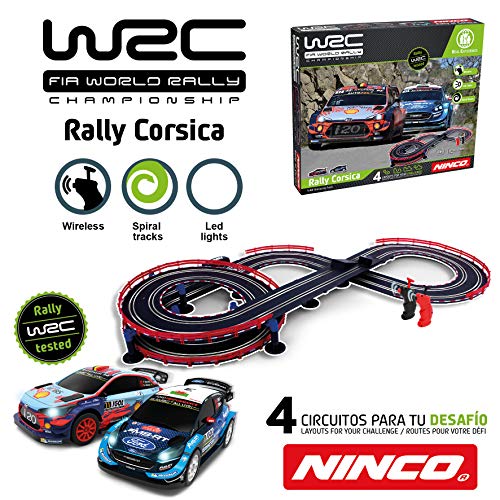 Ninco wrc rally corsica Circuito Slot, color variado, única (Fábrica De Juguetes 91012) , color/modelo surtido