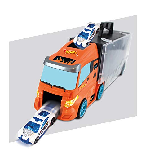 ODS- Transporter 40 Hot Wheels - Maletín con coche original incluido, color azul (42041)