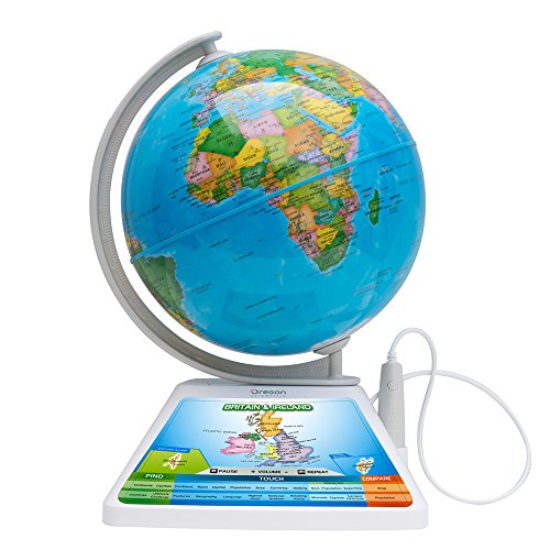 Oregon Scientific SG-268-R - Globo terráqueo Smart Globe Adventure AR