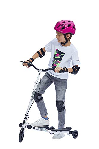 Pagacat Scooter Swing Scooter Tri Slider Wiggle Scooter, altura ajustable, 3 ruedas, plegable, para niños y niñas