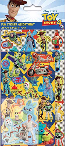 Paper Projects 9124165 Toy Story paquete de 4 pegatinas surtidas, varios