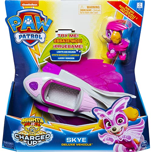Paw Patrol 6056873 PAW VHC ThmVeh SuperChargedSkye GML, Multicolor Alfonbrilla para Ratón, Modelo Surtido, 1 Unidad