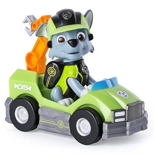 PAW PATROL Minivehículo de misiones y Rocky de Patrulla Canina (6037964)
