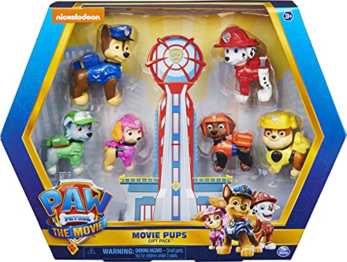 PAW PATROL Pack de 6 Figuras de la Patrulla de Cine