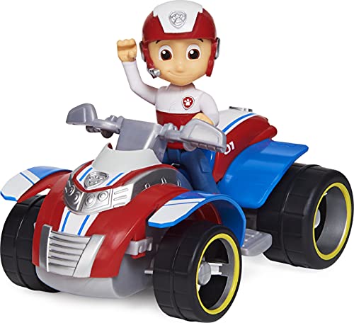 PAW PATROL Ryder’s Vehicle with Collectible, for Kids Aged 3 and up Ryder's Rescue ATV vehículo con Figura Coleccionable, para niños de 3 años en adelante, Color Ryder, X-Large (Spin Master 6060755)