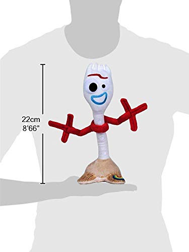 PBP Toy Story 4 - Peluche 8'66"/22cm Forky con Sonido en español Calidad Super Soft