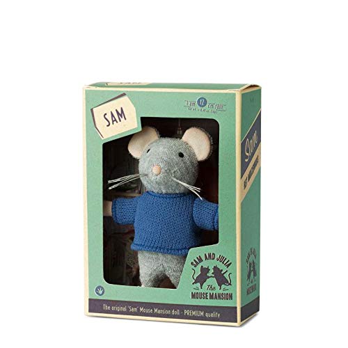 PELUCHE 13CM RATON SAM LA CASA DE LOS RATONES