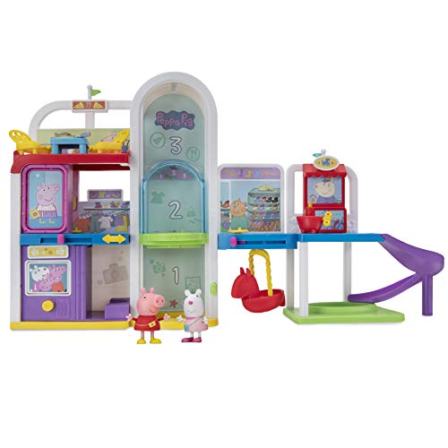 Peppa Pig PEP0701 Peppa - Juego de 2 Figuras exclusivas de Peppa y Luzie Locke con Accesorios para niños a Partir de 2 años