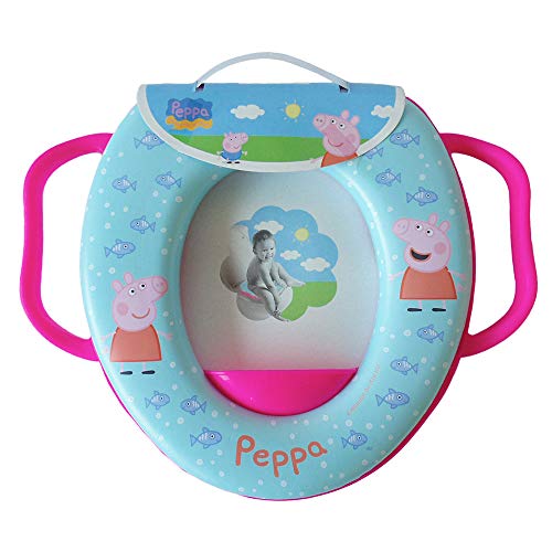 Pig-896334 Peppa Pig-Reductor mini wc con asas (Stor 05171), multicolor, Talla Única