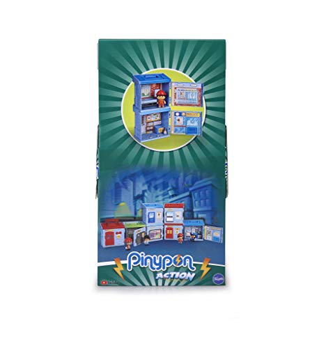 Pinypon Action- 2 Mixópolis Boxes Comisaría y Cárcel de Policía con 1 Figura y Accesorios, niñas de 4 a 8 años (Famosa 700015715)