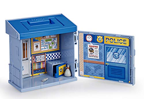 Pinypon Action- 2 Mixópolis Boxes Comisaría y Cárcel de Policía con 1 Figura y Accesorios, niñas de 4 a 8 años (Famosa 700015715)