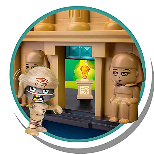 Pinypon Action - Robo en el Museo, set de juego de policías, monstruos y aventuras, con luces y sonidos para un juego divertido, incluye 2 muñecos Pinypon de una momia y un ladrón, Famosa, (700016647)