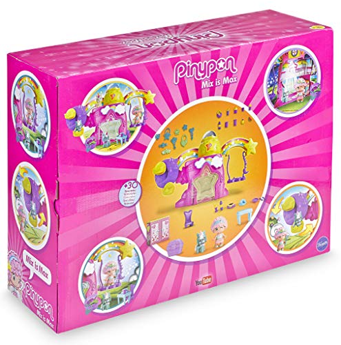Pinypon - Casita De Las Estrellas-Incluye Figura y Mascota, para niños y niñas a Partir de 4 años, Multicolor (Famosa 700014262)