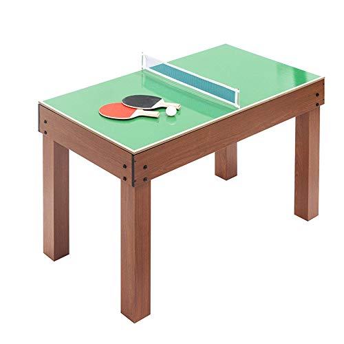 PL Ociotrends Devessport - Multijuego 3 en 1 - Futbolín, Billar, Ping-Pong, Fácil Montaje, Incluye nivelador, Barras metálicas, Mango de plástico, Dispone de marcadores - Medidas: 120 x 61 x 80 Cm