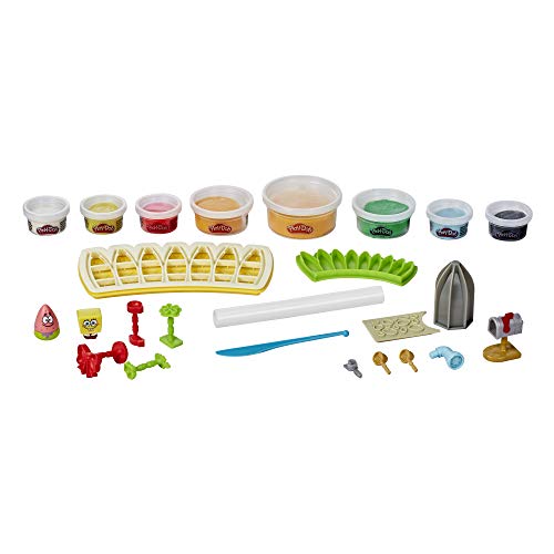 Play-Doh Builder E9047 - Juego de construcción para niños a partir de 5 años con 8 latas