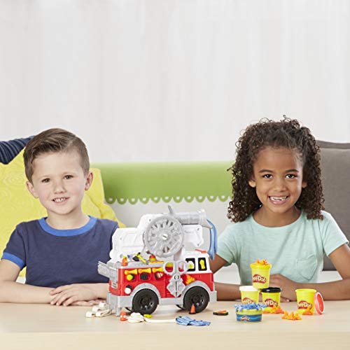 Play Doh- Wheels Camión de Bomberos, Talla Única (Hasbro E6103EU4) , Color/Modelo Surtido