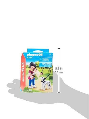Playmobil 70154 Special Plus Mamá con bebé y Perro, Multicolor