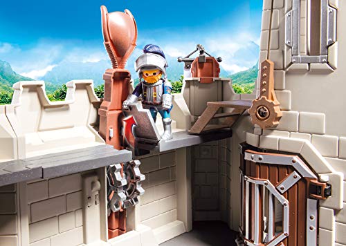Playmobil 70222 Fortaleza Novelmore con Lanzapiedras y Cañón de Agua, para niños mayores de 5 años