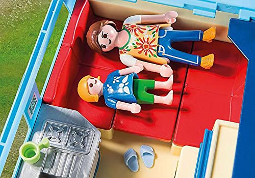 Playmobil 9502 Fun Park Pick up und Wohnwagen
