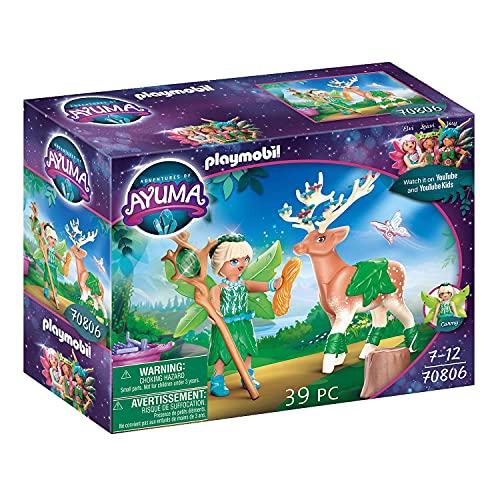 PLAYMOBIL Adventures of Ayuma 70806 Forest Fairy con Animal del Alma, A Partir de 7 años