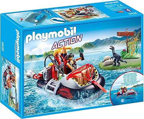 PLAYMOBIL- Aerodeslizador con Motor Submarino Juguete, Multicolor (geobra Brandstätter 9435)