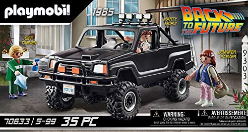 PLAYMOBIL Back to the Future 70633 Camioneta Pick-up de Marty, A partir de 5 años