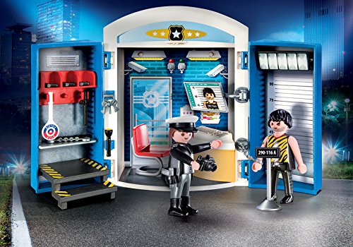 Playmobil City Action 9111 - Juego de construcción de caja de juegos de policía