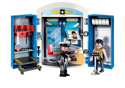Playmobil City Action 9111 - Juego de construcción de caja de juegos de policía