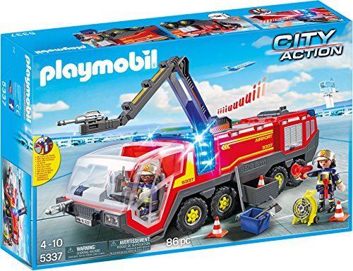 PLAYMOBIL City Action Camión Bomberos Aeropuerto, a Partir de 4 Años (5337)