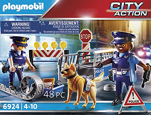 PLAYMOBIL City Action Control de Policía, A partir de 5 años (6924)