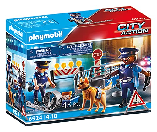 PLAYMOBIL City Action Control de Policía, A partir de 5 años (6924)