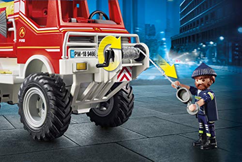 PLAYMOBIL City Action Todoterreno con Efectos de Luz y Sonido, a Partir de 5 Años (9466)