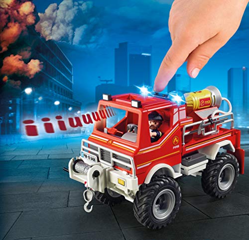 PLAYMOBIL City Action Todoterreno con Efectos de Luz y Sonido, a Partir de 5 Años (9466)