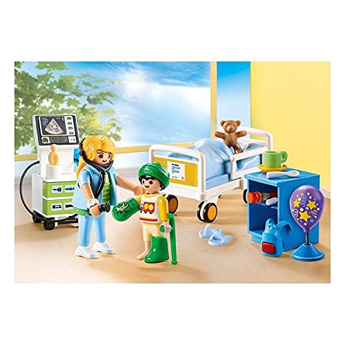PLAYMOBIL City Life 70192 Sala Hospital Infantil, A Partir de 4 años