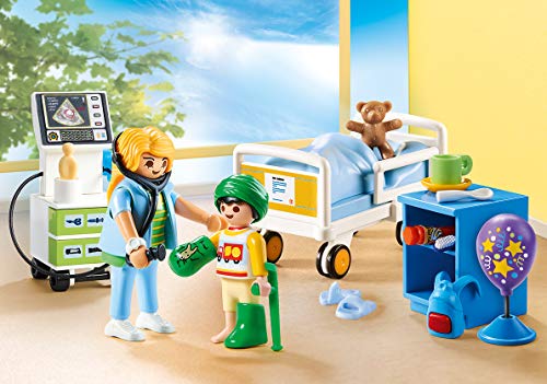 PLAYMOBIL City Life 70192 Sala Hospital Infantil, A Partir de 4 años
