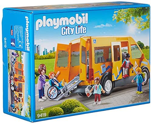 PLAYMOBIL City Life Autobús Escolar, A partir de 4 años (9419)