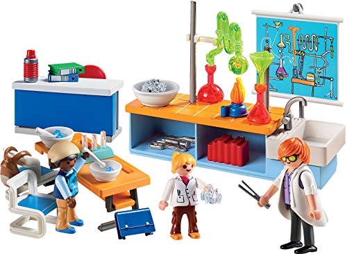 PLAYMOBIL City Life Clase de Química, a Partir de 5 Años (9456)