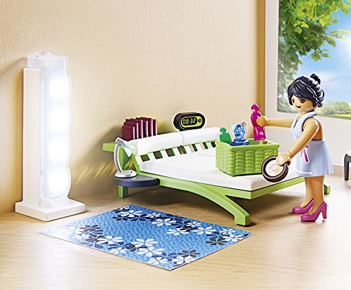 PLAYMOBIL City Life Dormitorio, a Partir de 4 Años, Multicolor, 9.2 x 18.7 x 24.8 cm (9271)