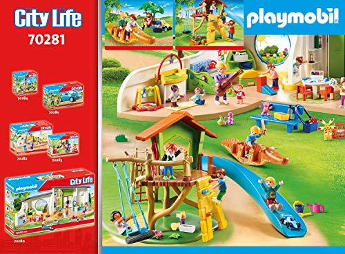 PLAYMOBIL City Life Parque Infantil Aventura, A partir de 4 años (70281)