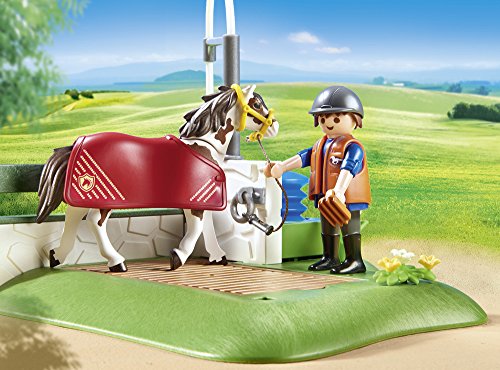 PLAYMOBIL Country 6929 Set de Limpieza para Caballos, A partir de 5 años